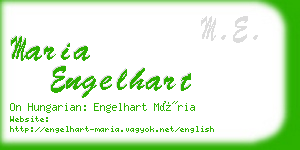 maria engelhart business card